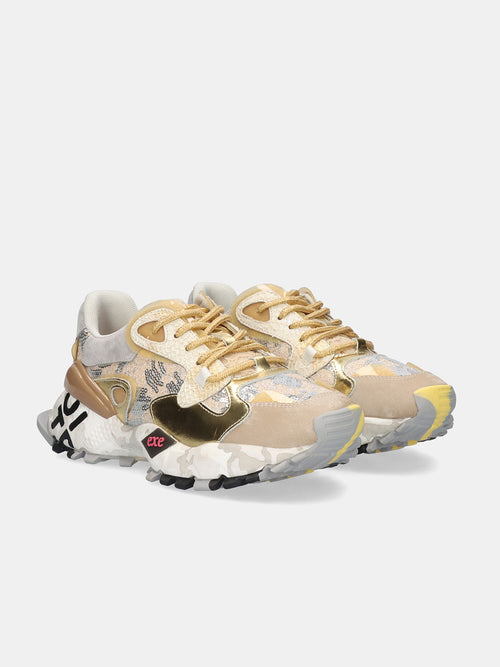 134-10 LEATHER TAUPE GOLD