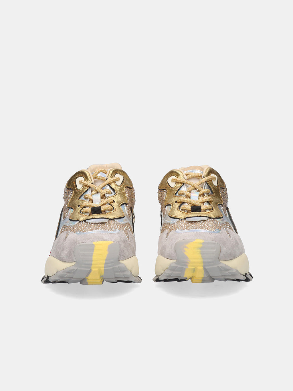 134-115 LEATHER GREY GOLD