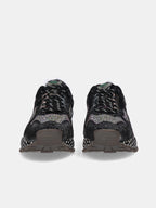 928-12 LEATHER BLACK PURPLE
