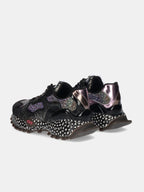 928-12 LEATHER BLACK PURPLE