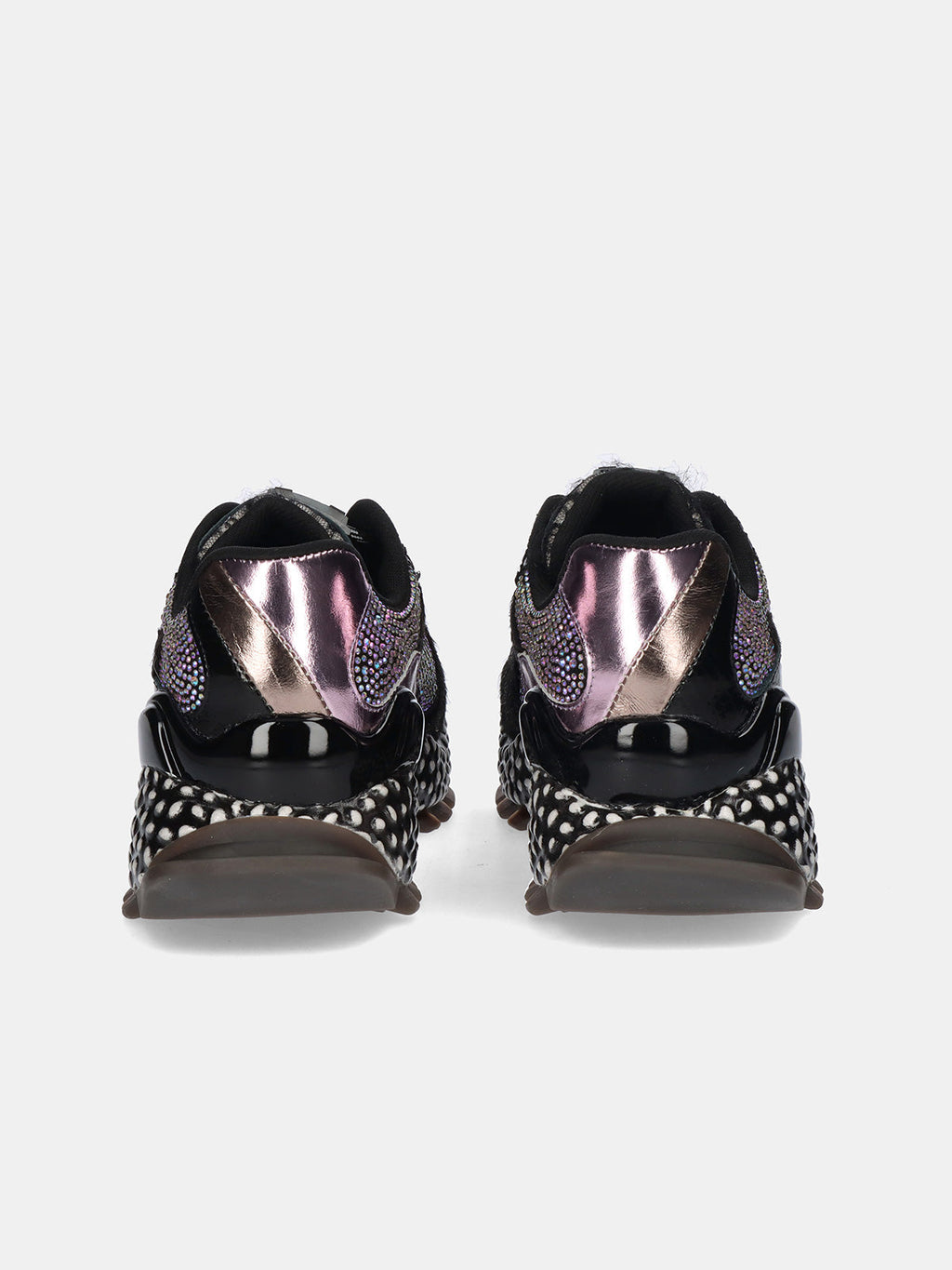 928-12 LEATHER BLACK PURPLE