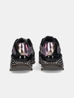 928-12 LEATHER BLACK PURPLE