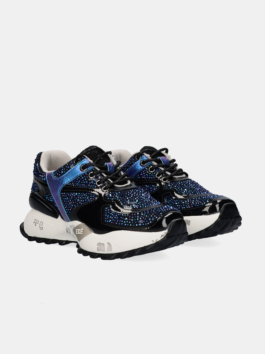 D190608-24 STRASS BLACK BLUE