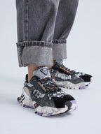 134-160 LEATHER BLACK PEWTER