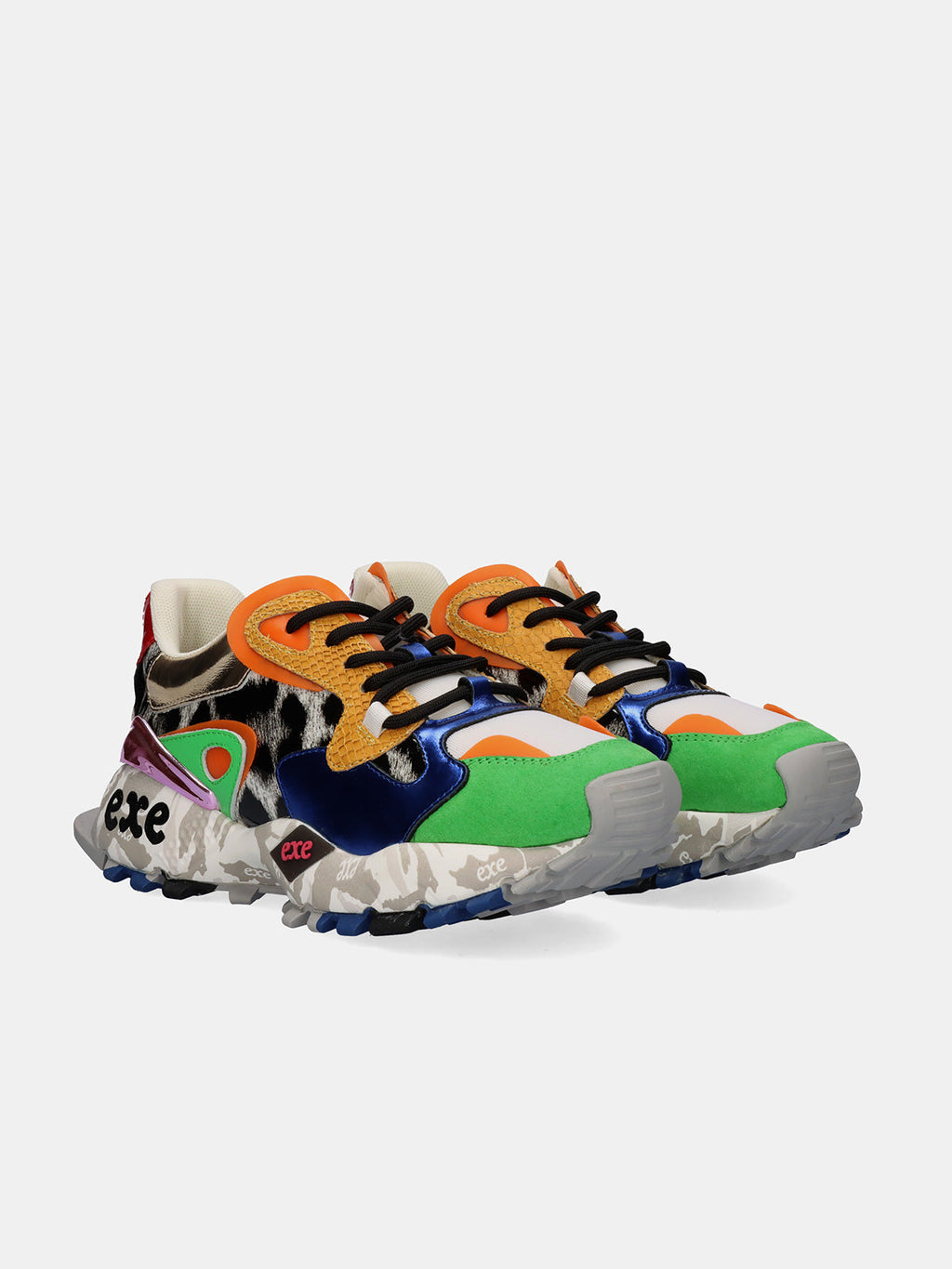 134-10 LEATHER MULTICOLOR