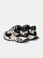 134-10 LEATHER BLACK WHT
