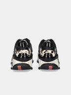 134-10 LEATHER BLACK WHT