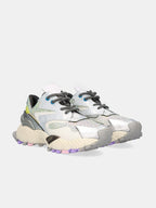 3020-8A LEATHER SILVER WHITE