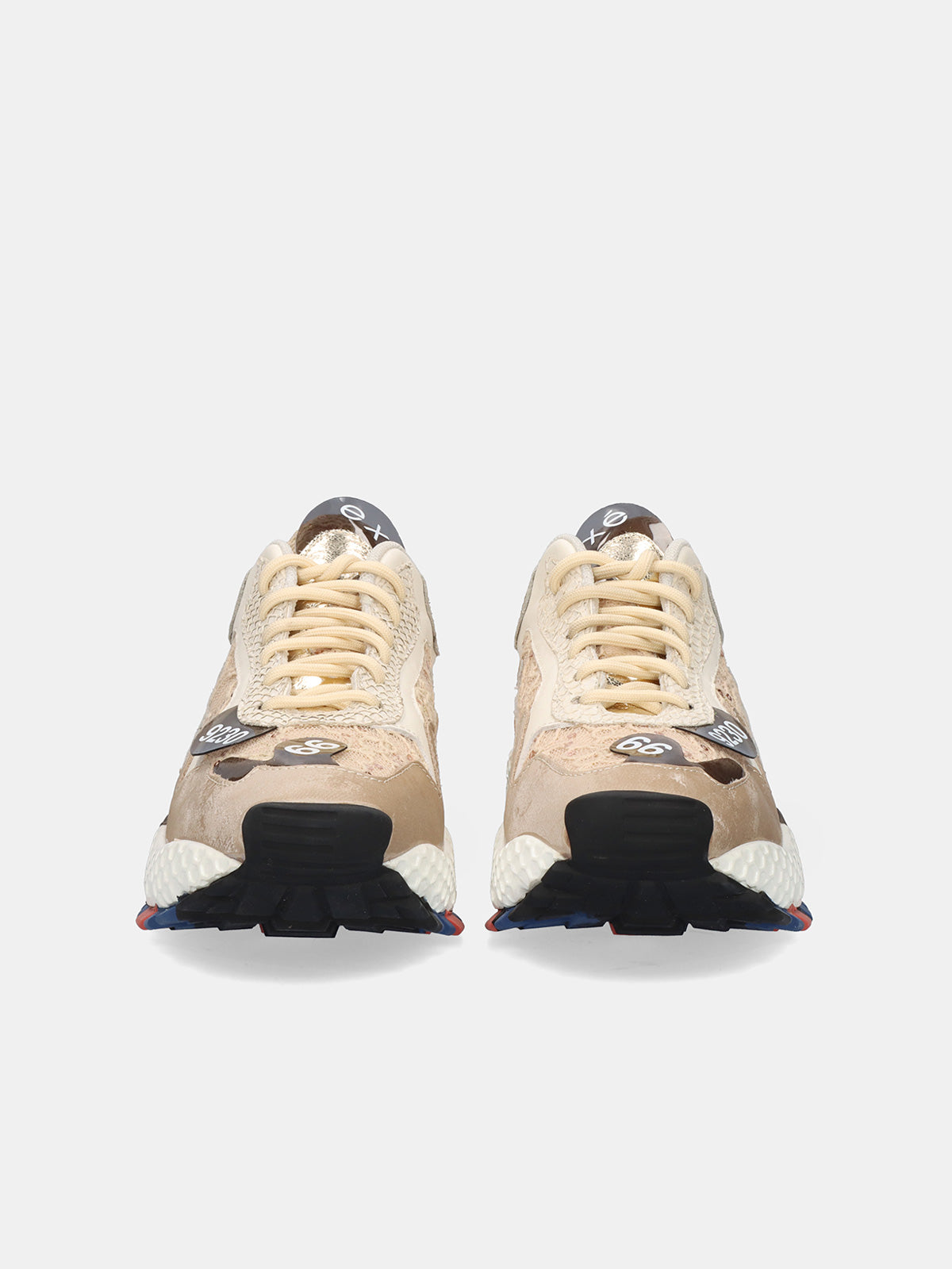 3020-2 LEATHER BEIGE GOLD