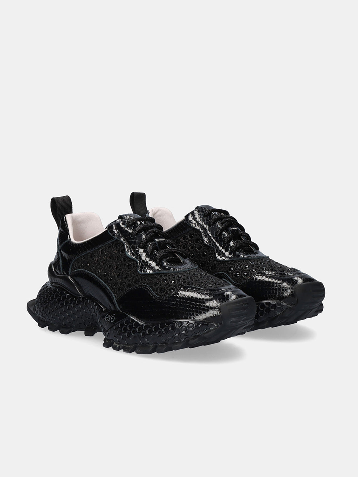 3020-1 LEATHER BLACK