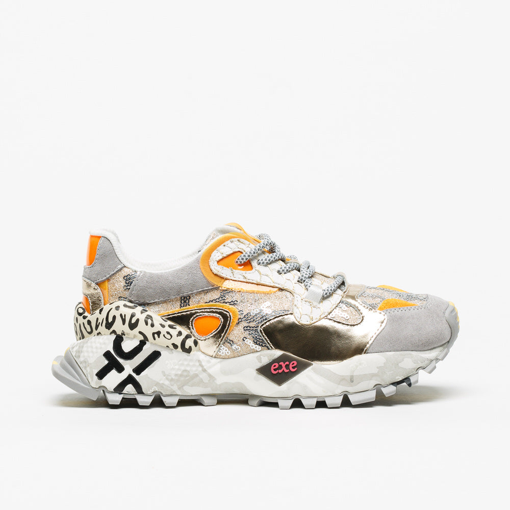 SAPATILHA EXE 134-10 GOLD/GREY