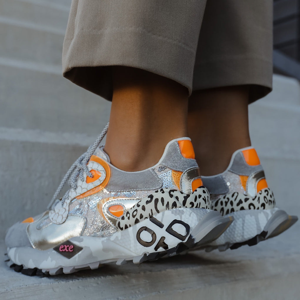 SAPATILHA EXE 134-10 GOLD/GREY